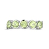 Thumbnail Image 2 of Peridot S-Curve Ring Sterling Silver