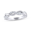 Thumbnail Image 1 of THE LEO Diamond Wedding Band 1/5 ct tw 14K White Gold