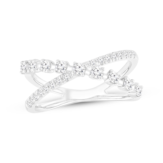 KAY Lab-Grown Diamonds Crossover Ring 1/2 ct tw 10K White Gold