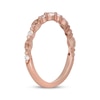 Thumbnail Image 1 of Neil Lane Marquise-Cut Morganite & Round-Cut Diamond Anniversary Ring 1/8 14K Rose Gold