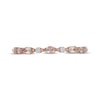 Thumbnail Image 2 of Neil Lane Marquise-Cut Morganite & Round-Cut Diamond Anniversary Ring 1/8 14K Rose Gold