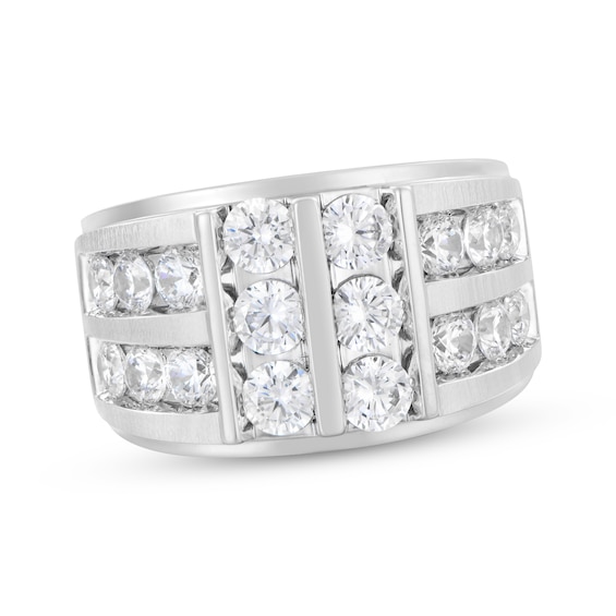 Men's KAY Lab-Grown Diamonds Fashion Ring 3 ct tw 10K White Gold