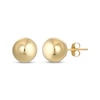 Thumbnail Image 1 of 8mm Ball Stud Earrings 14K Yellow Gold