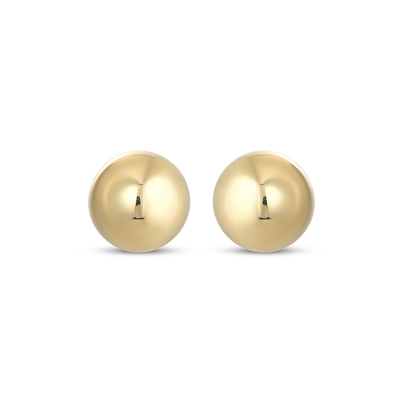 Main Image 2 of 8mm Ball Stud Earrings 14K Yellow Gold