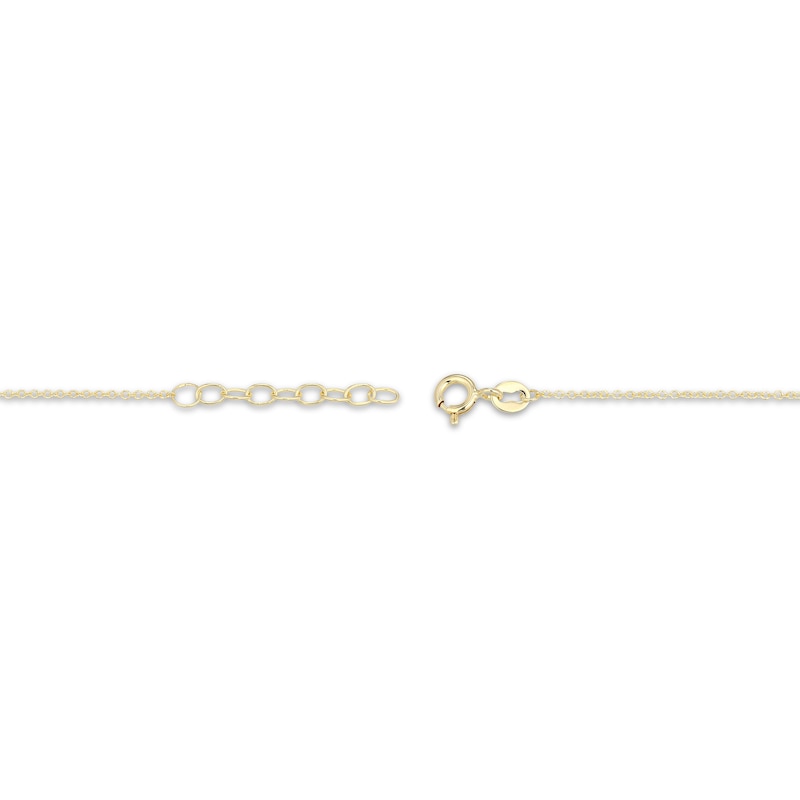 Main Image 4 of Flower Outline Station Bracelet 18K Yellow Gold-Plated Sterling Silver 7.5"