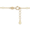 Thumbnail Image 4 of Bead Station & Dangle Bracelet Hollow 10K Yellow Gold 7.5"