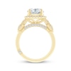 Thumbnail Image 3 of Monique Lhuillier Bliss Round-Cut Lab-Grown Diamond Cushion Halo Engagement Ring 2-1/3 ct tw 18K Yellow Gold