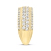 Thumbnail Image 2 of KAY Lab-Grown Diamonds Men's Four-Row Ring 2 ct tw 10K Yellow Gold