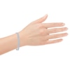 Thumbnail Image 4 of KAY Lab-Grown Diamonds Three-Row Bracelet 6 ct tw 10K White Gold 7"