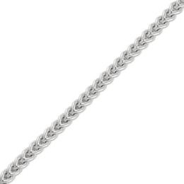 5.4mm Franco Chain Bracelet Solid Sterling Silver 8.5"