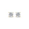 Thumbnail Image 2 of KAY Lab-Grown Diamonds Round-Cut Solitaire Stud Earrings 3/4 ct tw 14K Yellow Gold (F/VS2)