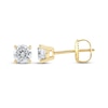 Thumbnail Image 3 of KAY Lab-Grown Diamonds Round-Cut Solitaire Stud Earrings 3/4 ct tw 14K Yellow Gold (F/VS2)