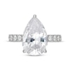 Thumbnail Image 3 of Neil Lane Artistry Pear-Shaped Lab-Grown Diamond Hidden Halo Engagement Ring 7 ct tw 14K White Gold
