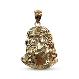 Jesus Charm 14K Yellow Gold