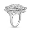 Thumbnail Image 2 of Multi-Diamond Flower Ring 3 ct tw 10K White Gold