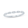 Thumbnail Image 1 of Lab-Grown Diamonds Anniversary Ring 1/20 ct tw 10K White Gold