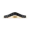 Thumbnail Image 3 of Adore Black Diamond Chevron Anniversary Ring 1/2 ct tw 14K Yellow Gold