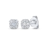 Thumbnail Image 1 of Diamond Fashion Stud Earrings 1/5 ct tw 10K White Gold