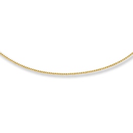 Wheat Chain Necklace Solid 14K Yellow Gold 20"