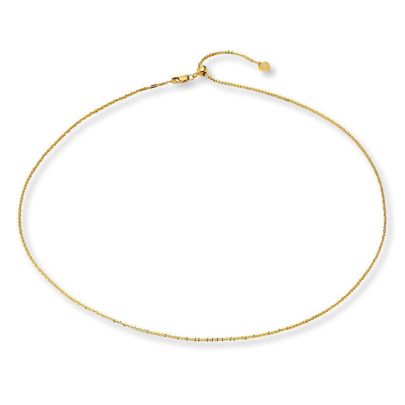 Main Image 1 of Chain Necklace Solid 14K Yellow Gold 20"