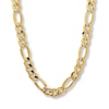 Thumbnail Image 0 of Hollow Figaro Link Necklace 10K Yellow Gold 22"