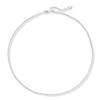 Thumbnail Image 2 of Rope Chain Necklace Solid 14K White Gold 20"