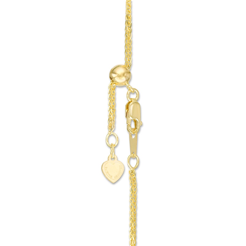 Main Image 3 of Solid Wheat Chain 14K Yellow Gold 26&quot;