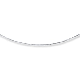 Franco Chain Solid 14K White Gold 20"