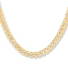 Thumbnail Image 1 of Curb Chain Necklace Solid 14K Yellow Gold 24"