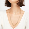Thumbnail Image 2 of Curb Chain Necklace Solid 14K Yellow Gold 24"