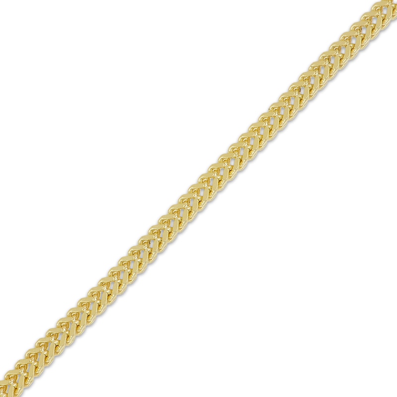 Solid Link Necklace 14K Yellow Gold 24"