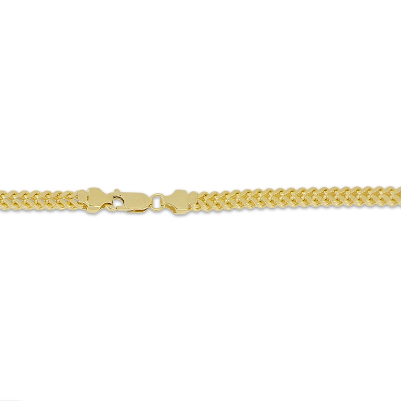 Solid Link Necklace 14K Yellow Gold 24"