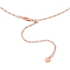 Thumbnail Image 2 of Singapore Link Chain Solid 10K Rose Gold 20" Adjustable