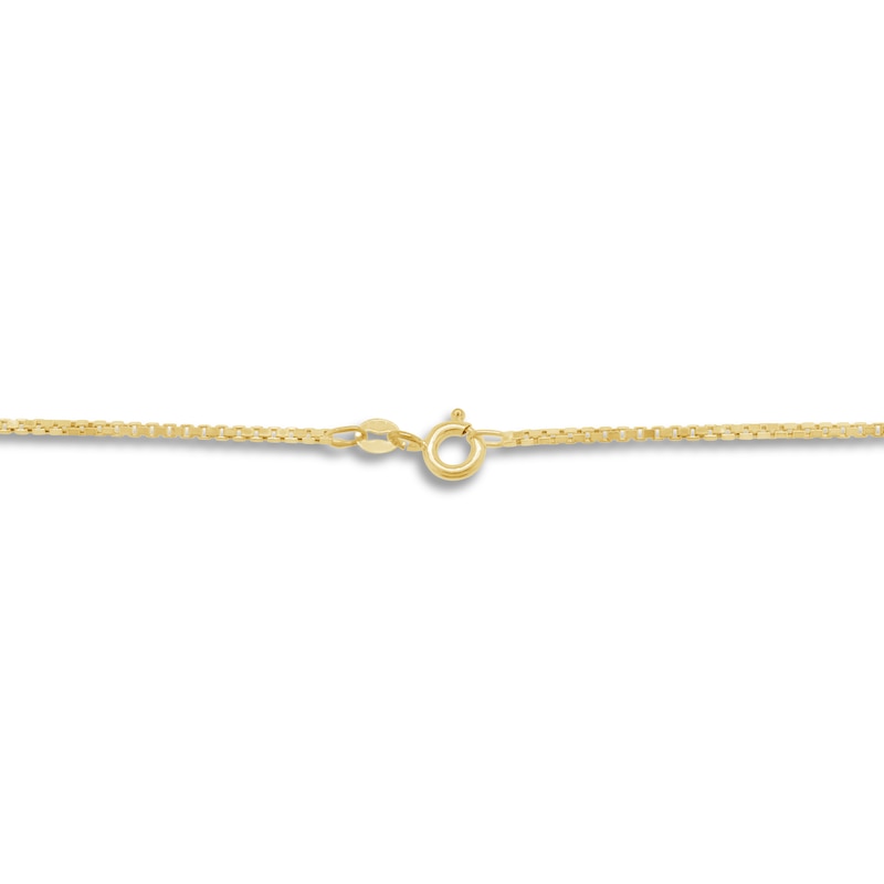Main Image 2 of Venetian Box Chain Necklace Hollow 14K Yellow Gold 22"