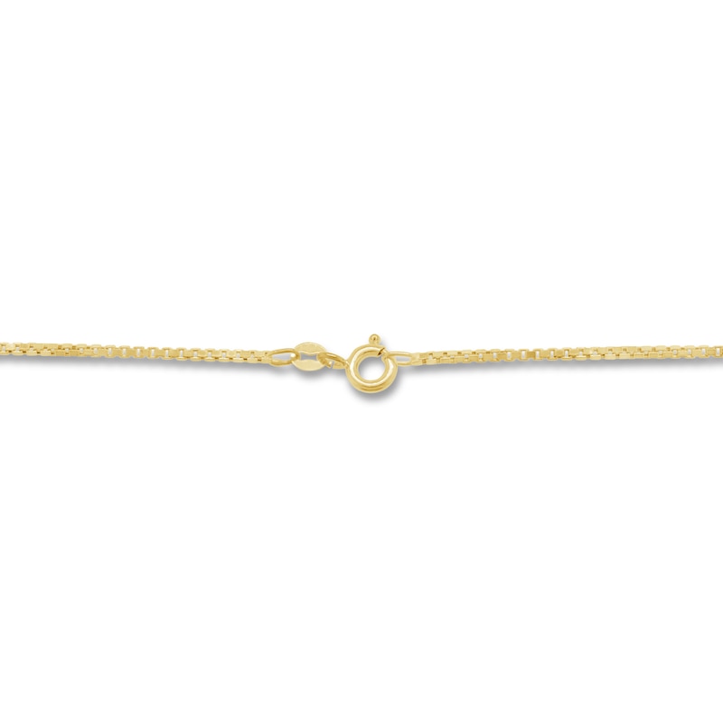 Main Image 2 of Venetian Box Chain Hollow 14K Yellow Gold 20"