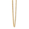 Thumbnail Image 2 of Rope Chain Necklace Semi-Solid 14K Yellow Gold 20"