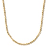 Thumbnail Image 1 of Rope Chain Necklace Semi-Solid 14K Yellow Gold 24"