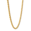 Thumbnail Image 3 of Rope Chain Necklace Semi-Solid 14K Yellow Gold 24"