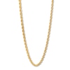 Thumbnail Image 2 of Semi-Solid Rope Chain Necklace 14K Yellow Gold