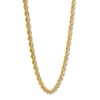 Thumbnail Image 2 of Semi-Solid Rope Chain Necklace 14K Yellow Gold 22"
