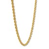 Thumbnail Image 2 of Semi-Solid Rope Chain Necklace 14K Yellow Gold 22"