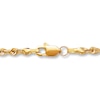 Thumbnail Image 2 of Rope Chain Hollow 14K Yellow Gold 20"