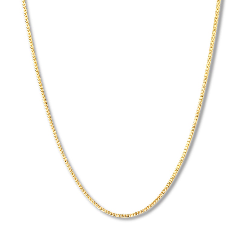 Franco Chain Necklace 14K Yellow Gold 17 or 19 Adjustable | Kay Outlet