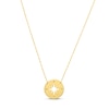 Thumbnail Image 0 of Compass Necklace 14K Yellow Gold 18"