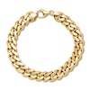 Thumbnail Image 0 of Solid Curb Chain Bracelet 14K Yellow Gold 8.75"