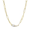 Thumbnail Image 0 of Hollow Paperclip Necklace 10K Yellow Gold 18"