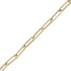 Thumbnail Image 1 of Hollow Paperclip Necklace 10K Yellow Gold 18"