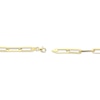 Thumbnail Image 2 of Hollow Paperclip Necklace 10K Yellow Gold 18"