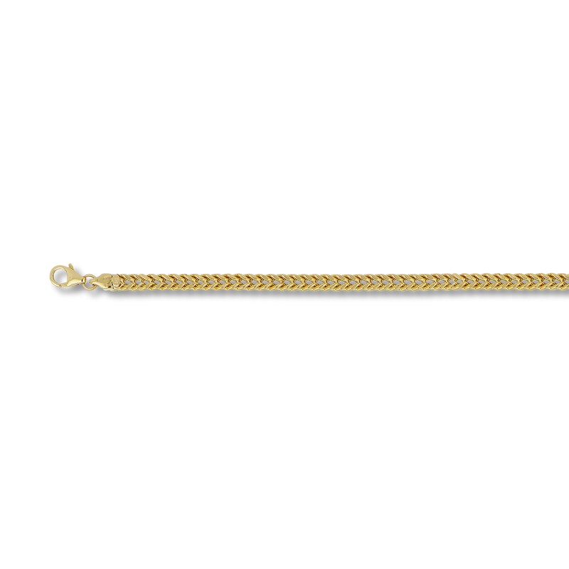 Main Image 2 of Semi-Solid Link Chain Necklace 10K Yellow Gold 24&quot;