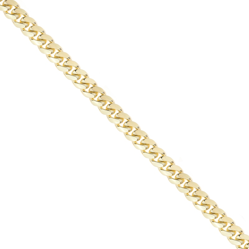 Main Image 2 of Cuban Chain Necklace Solid 14K Yellow Gold 24"